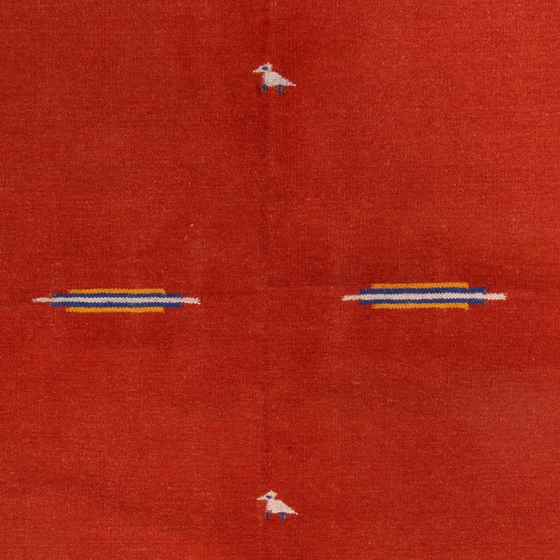 Kelim Modern Teppich 170x240cm - dunkelrot