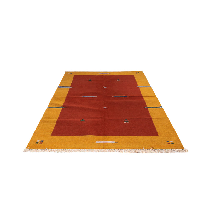 Kelim Modern Teppich 170x240cm - dunkelrot