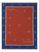 Kelim Modern Teppich 170x240cm - rost