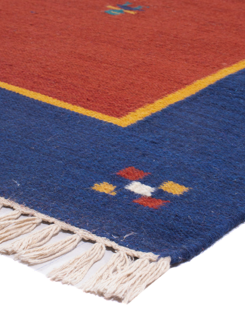 Kelim Modern Teppich 170x240cm - rost