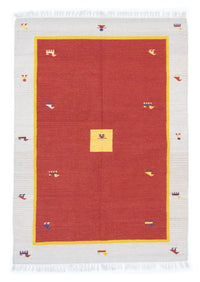 Kelim Modern Teppich 140x200cm - rot – product image