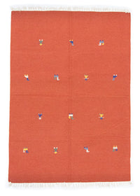 Kelim Modern Teppich 140x200cm - orange – product image
