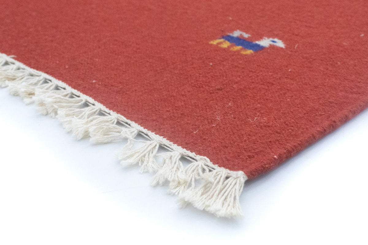 Kelim Modern Teppich 140x200cm - orange