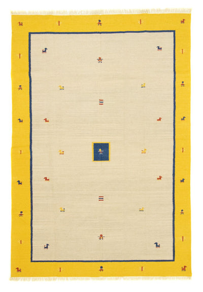 Kelim Modern Teppich 200x300cm - beige