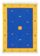 Kelim Modern Teppich 140x200cm - blau