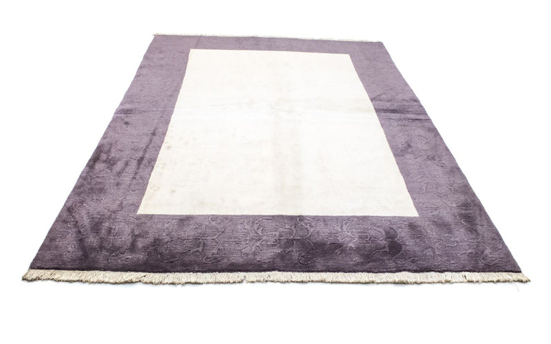 Nepal Teppich 175x244cm - Wollteppich - beige