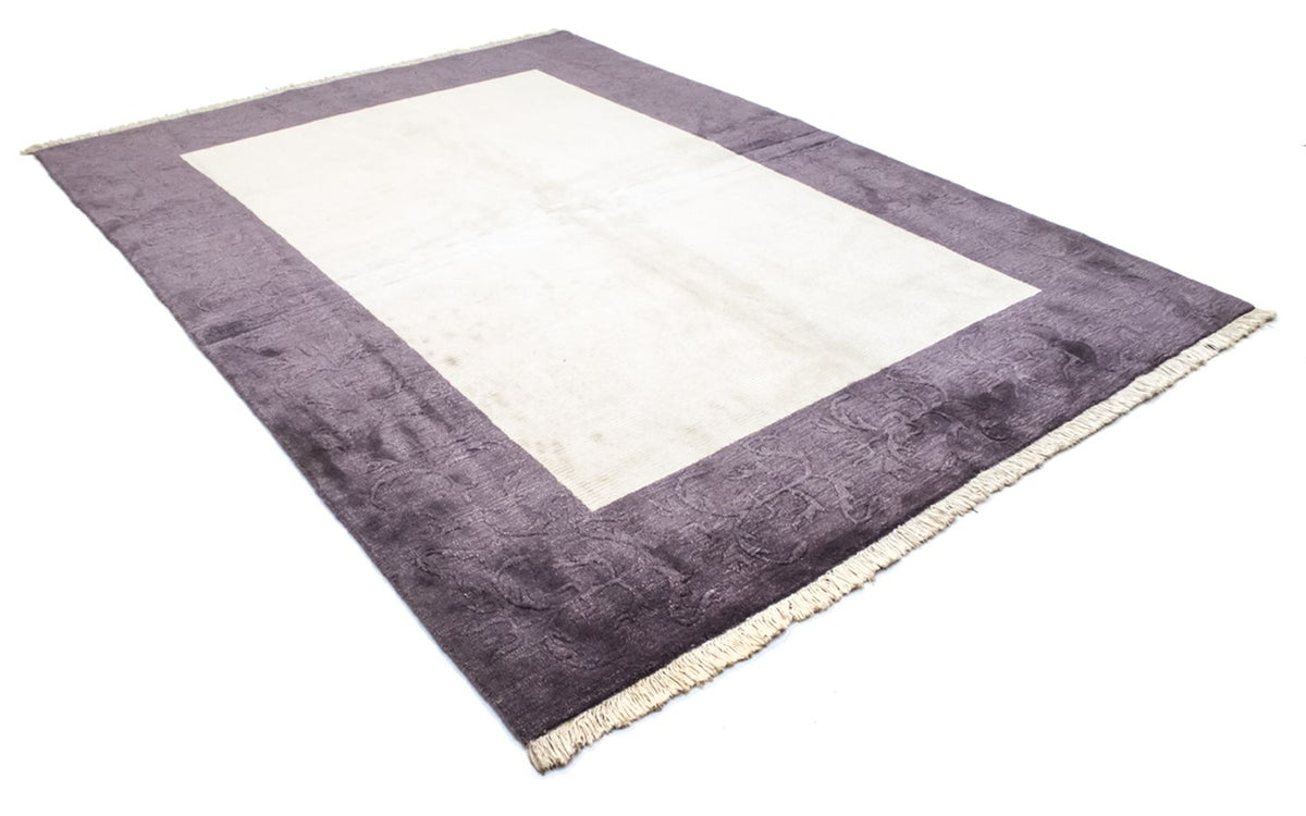 Nepal Teppich 175x244cm - Wollteppich - beige