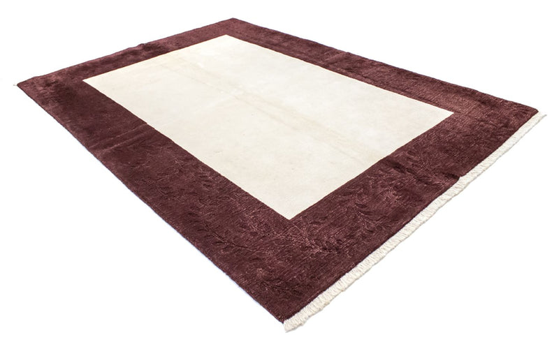 Nepal Teppich 174x244cm - Wollteppich - beige