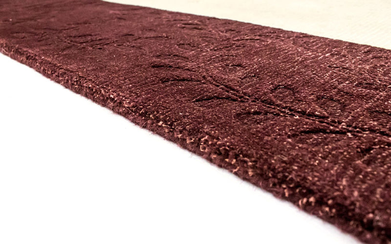 Nepal Teppich 174x244cm - Wollteppich - beige