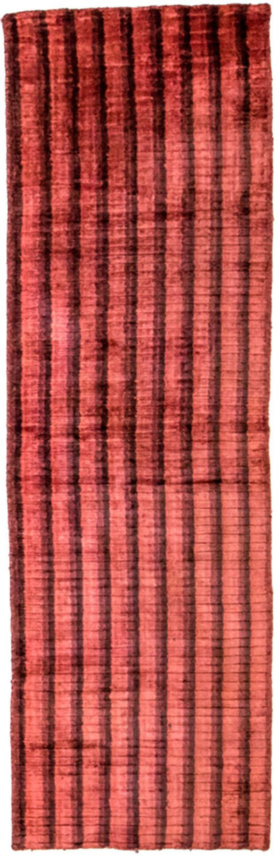 Viskose Teppich 63x203cm - rot