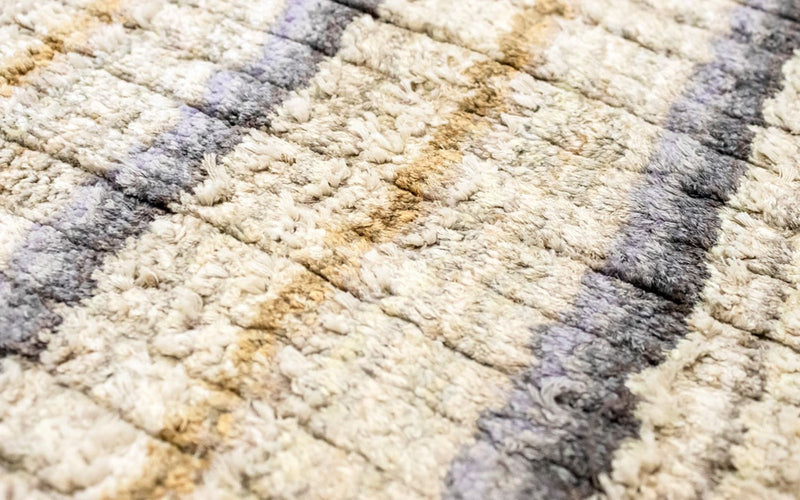Viskose Teppich 94x180cm - mehrfarbig