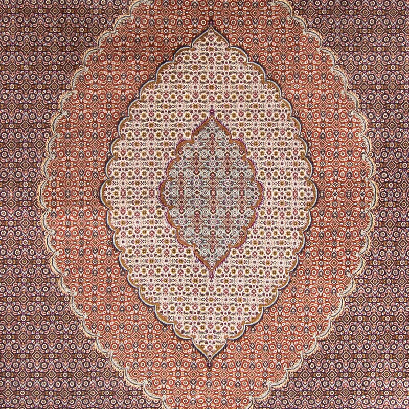Täbriz - 50 Raj Teppich 304x390cm - Perserteppich - schwarz