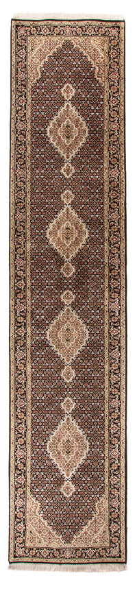 Indo Täbriz Teppich 81x372cm - Orientteppich - schwarz – product image