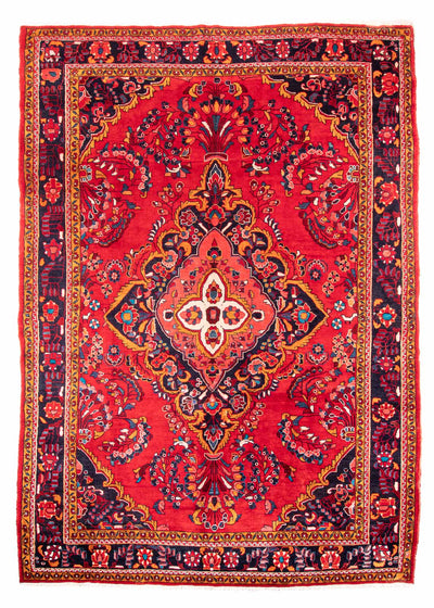 Hamadan Teppich 242x341cm - Perserteppich - rot