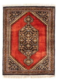 Ghom - Seide Teppich 56x77cm - Perserteppich - orange – product image