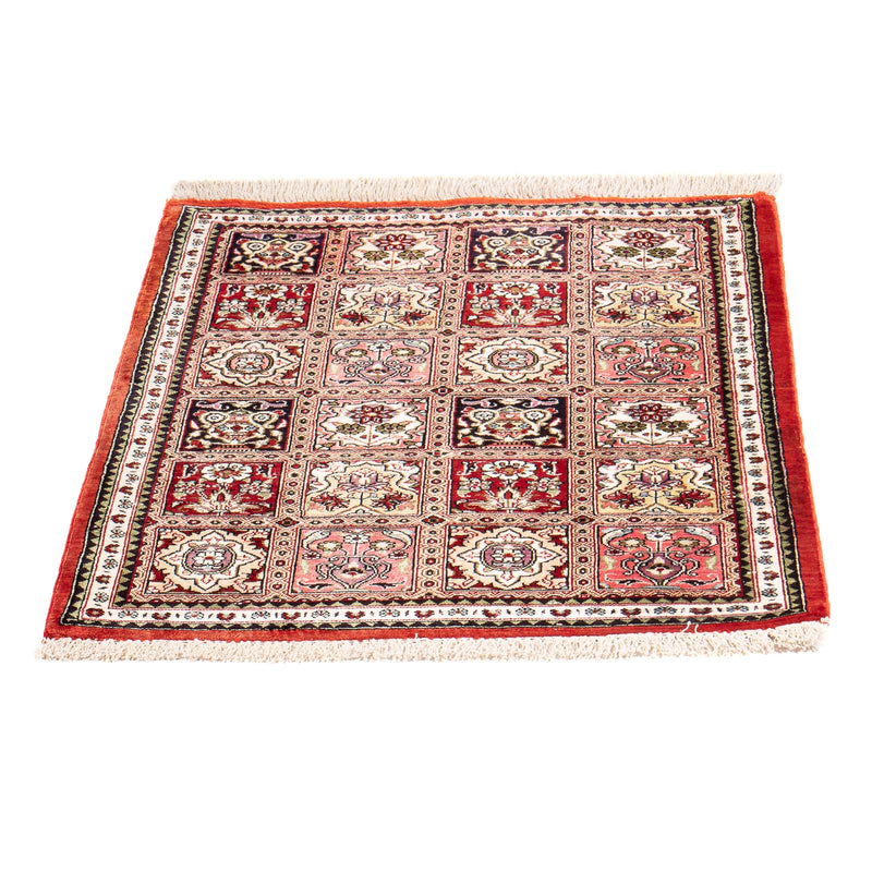 Ghom - Seide Teppich 58x71cm - Perserteppich - mehrfarbig