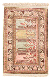 Hereke Teppich 41x61cm - Orientteppich - mehrfarbig – product image