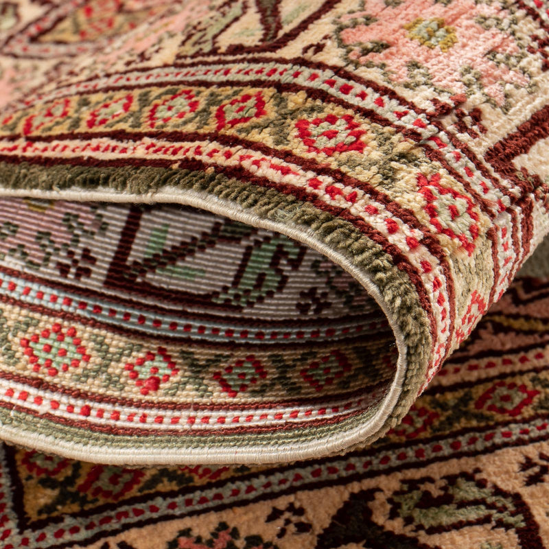 Hereke Teppich 41x61cm - Orientteppich - mehrfarbig