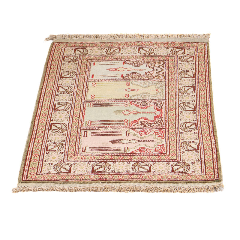 Hereke Teppich 41x61cm - Orientteppich - mehrfarbig