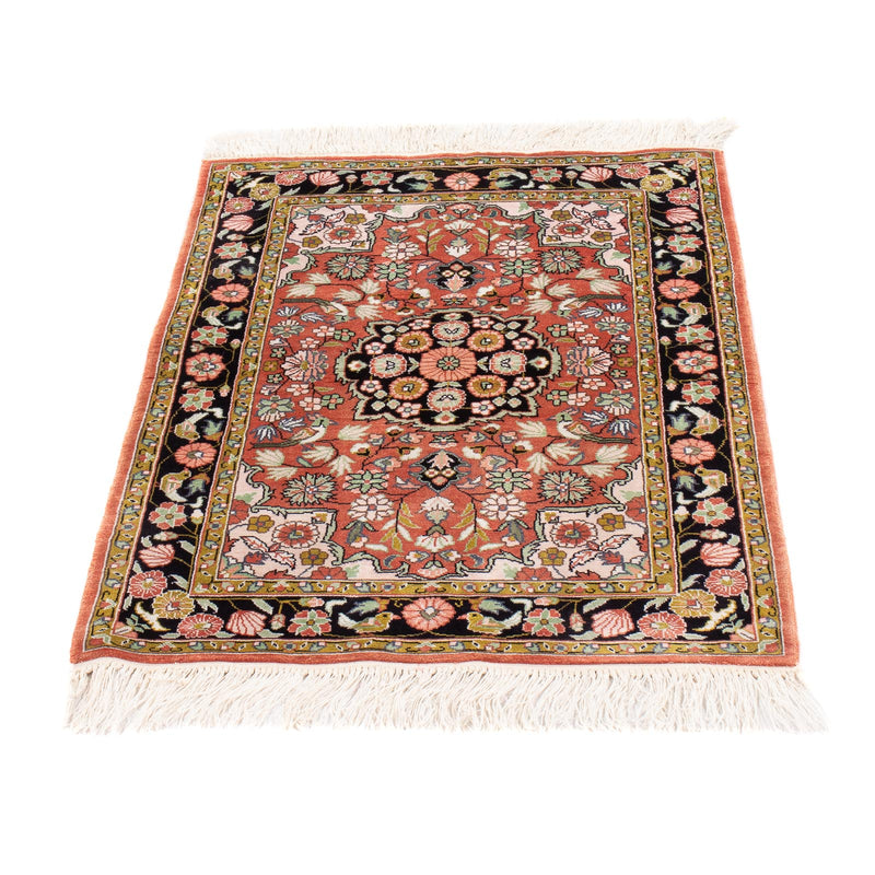 China Seide Teppich 62x93cm - Orientteppich - rot