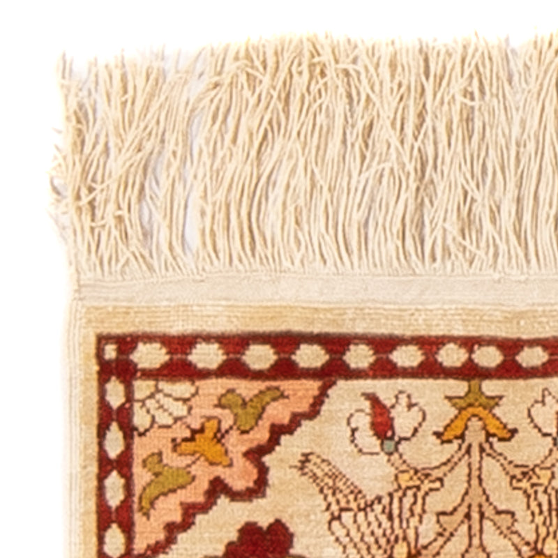 Hereke Teppich 17x25cm - Orientteppich - beige