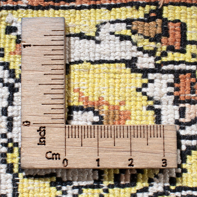 Kaschmir Seide Teppich 93x158cm - Orientteppich - beige