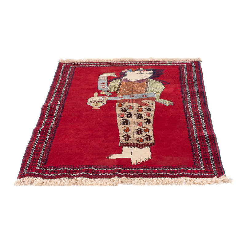 Belutsch Teppich 86x135cm - Orientteppich - rot