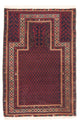 Belutsch Teppich 96x147cm - Orientteppich - blau