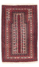 Belutsch Teppich - Gebetsteppich - 102 x 150 cm - beige