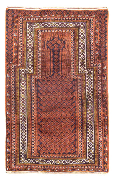 Belutsch Teppich 86x141cm - Orientteppich - blau