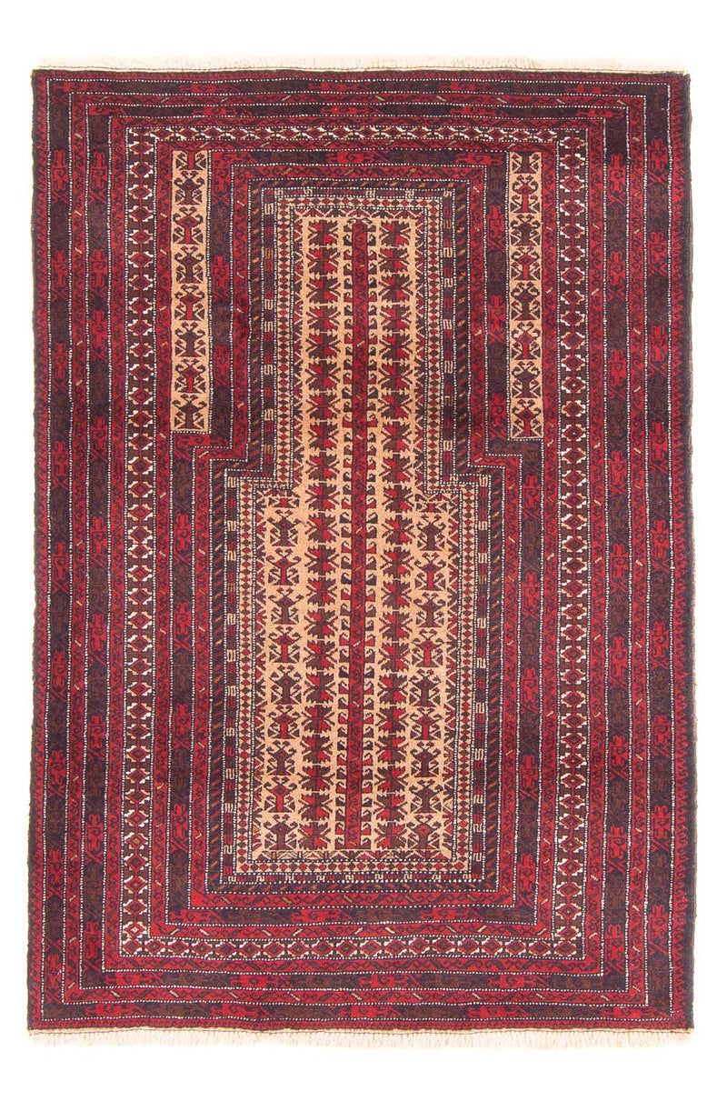 Belutsch Teppich 90x140cm - Orientteppich - gold