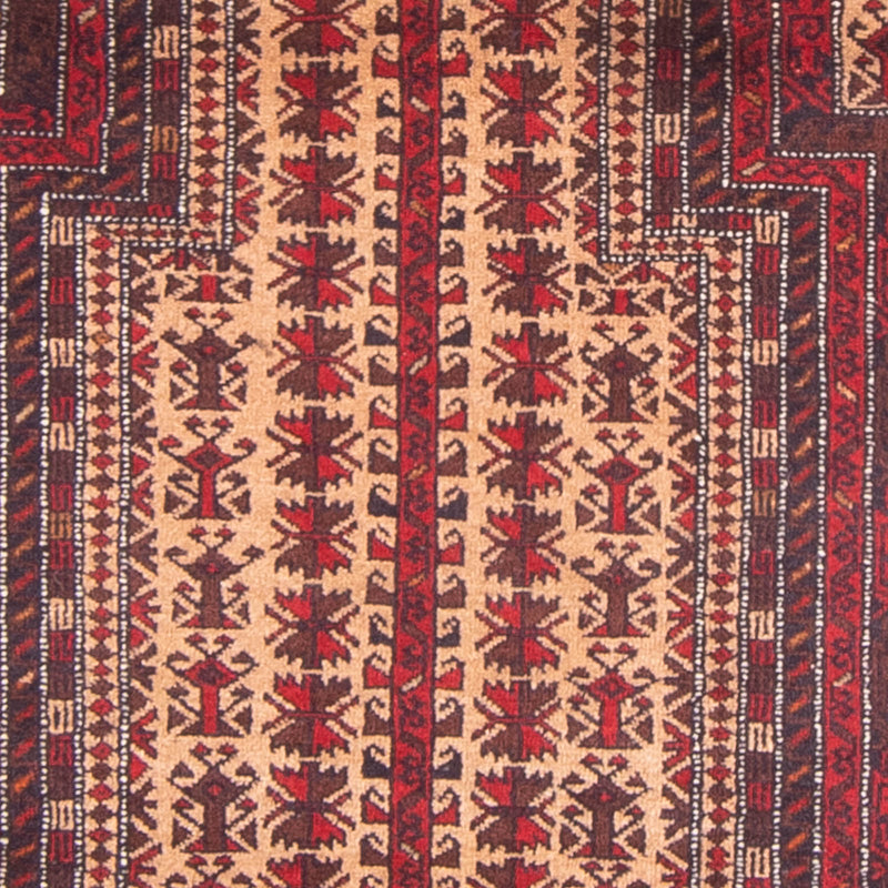 Belutsch Teppich 90x140cm - Orientteppich - gold