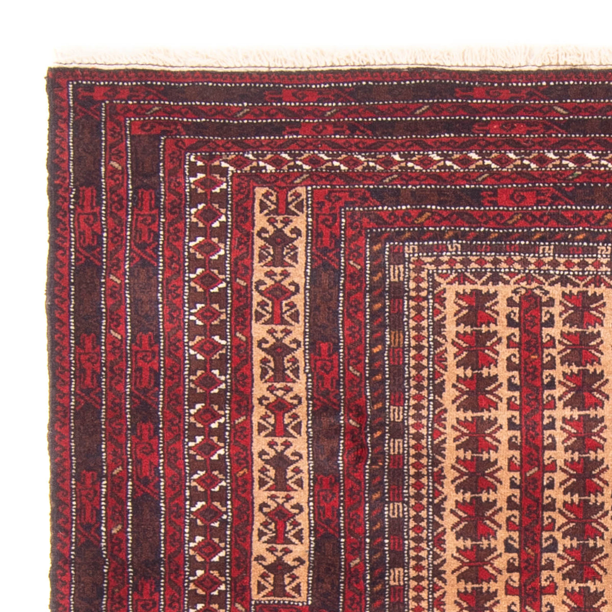 Belutsch Teppich 90x140cm - Orientteppich - gold