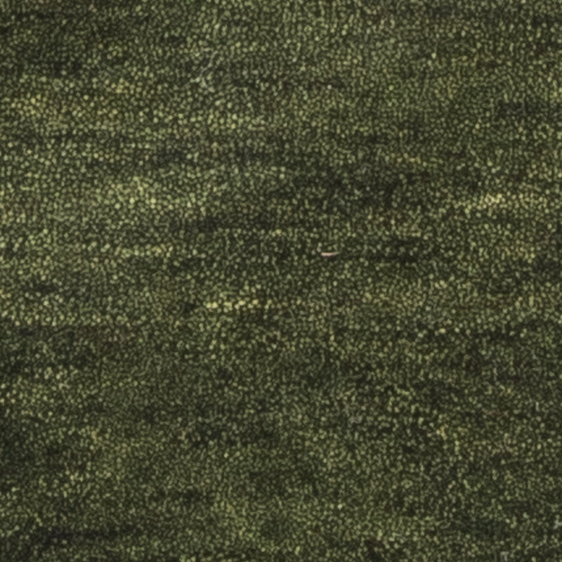 Gabbeh Teppich Indus 51x54cm - Wollteppich - grün