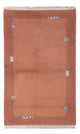 Nepal Teppich 90x160cm - Wollteppich - terrakotta