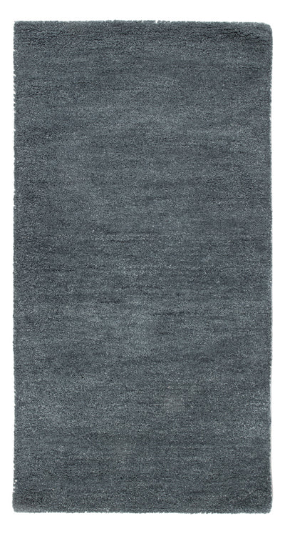 Wollteppich 72x143cm - petrolblau