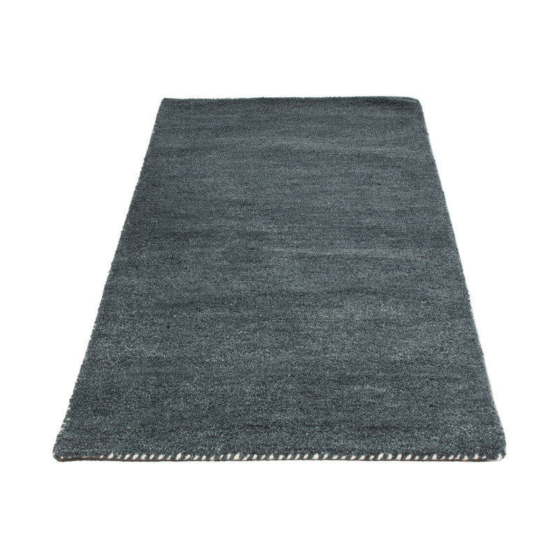 Wollteppich 72x143cm - petrolblau