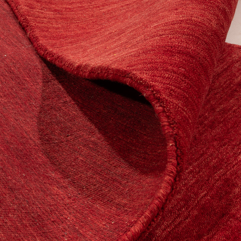 Loribaft Loom Teppich 80x200cm - Wollteppich - rot