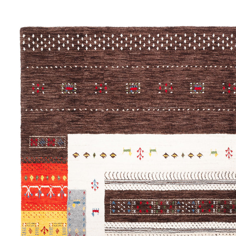 Loribaft Loom Teppich 170x240cm - Wollteppich - mehrfarbig