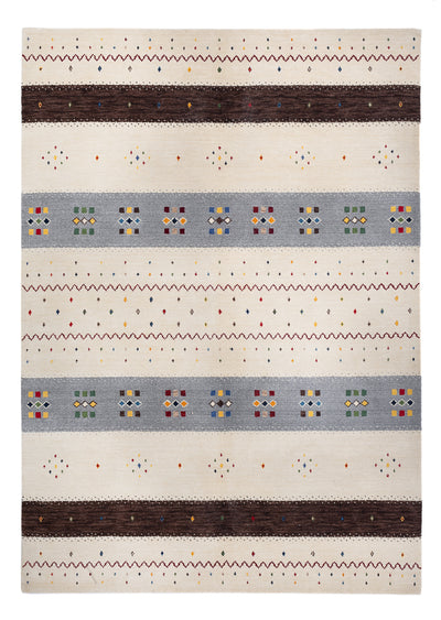 Loribaft Loom Teppich 170x240cm - Wollteppich - mehrfarbig