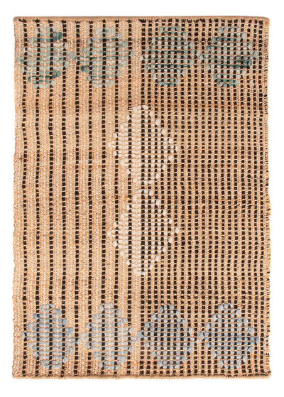Juteteppich 60x90cm - dunkelbeige