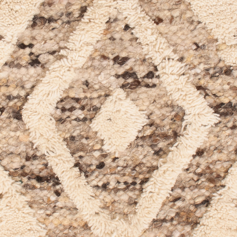 Wollteppich 60x90cm - hellbeige