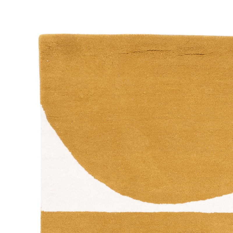 Designer Teppich 140x200cm - gold