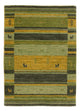 Gabbeh Teppich Softy 60x90cm - Wollteppich - grün