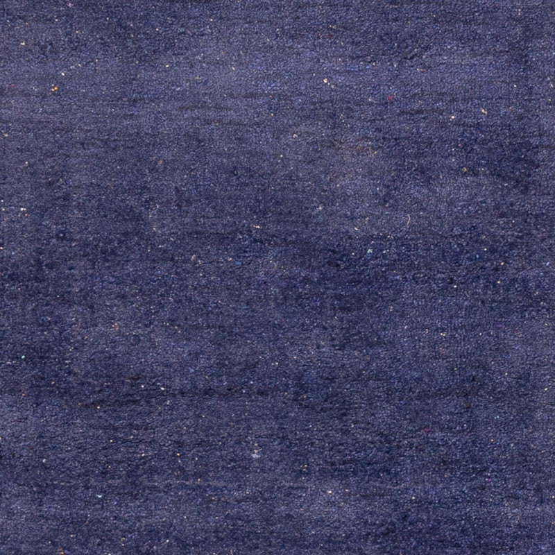 Gabbeh Teppich Softy 80x300cm - Wollteppich - blau