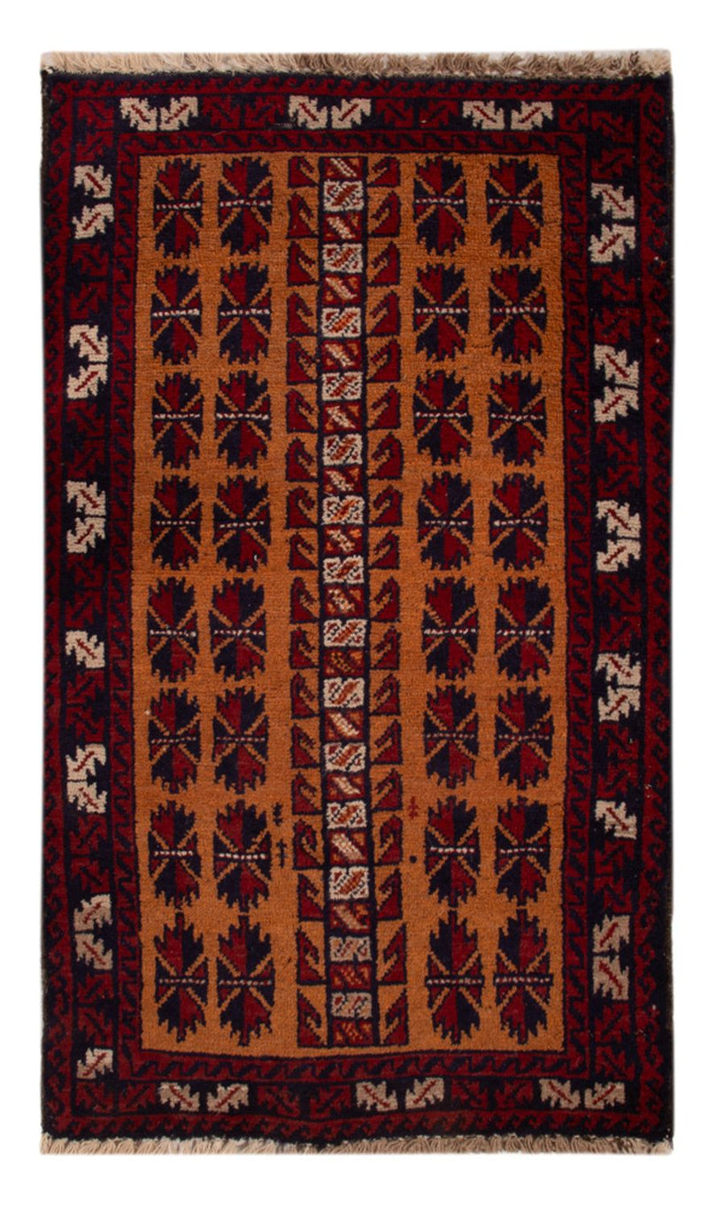 Belutsch Teppich 76x123cm - Orientteppich - camel