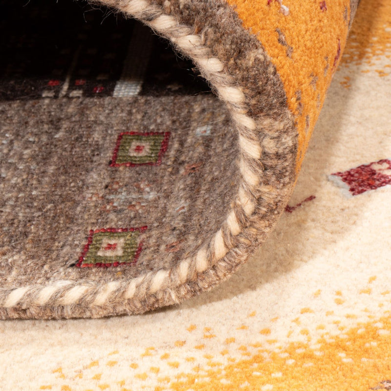 Gabbeh Teppich - Loribaft Indus - 170 x 240 cm - gold
