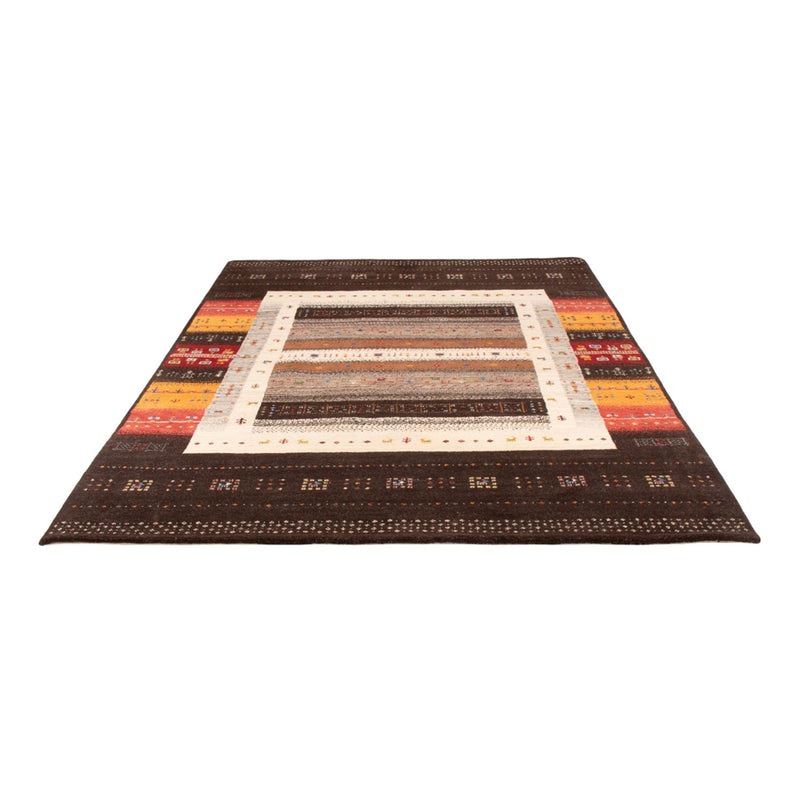 Indo Loribaft Teppich 169x240cm - Wollteppich - mehrfarbig
