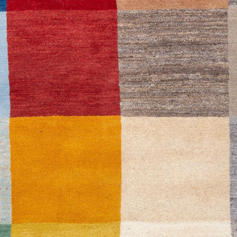 Indo Loribaft Teppich 120x182cm - Wollteppich - bunt