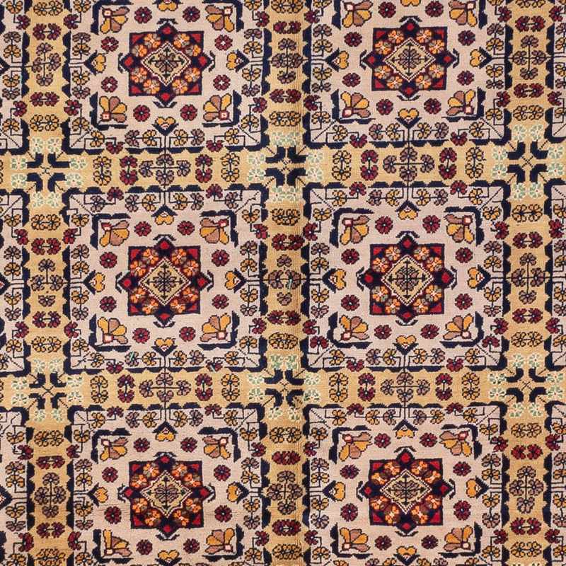Afghan Teppich 250x330cm - Orientteppich - dunkelbeige